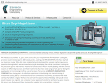 Tablet Screenshot of kerasonengineering.com